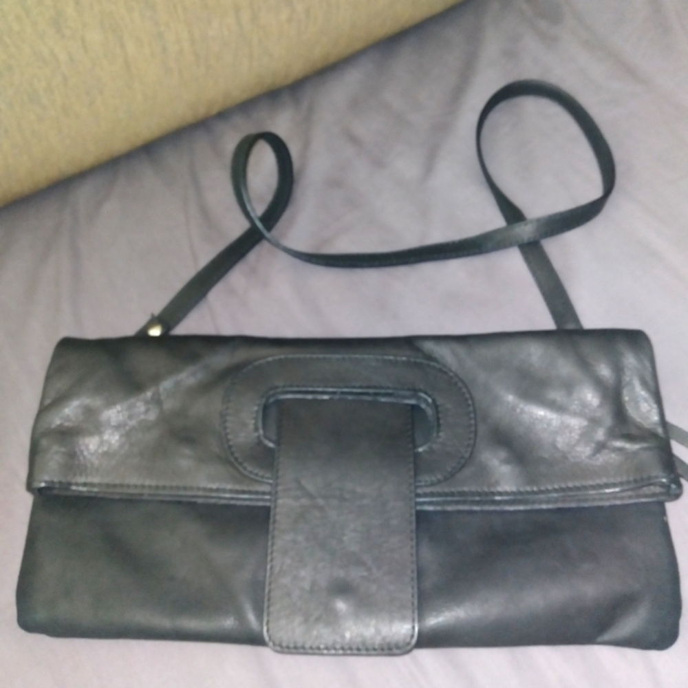 Maurizio Taiuti black leather purse